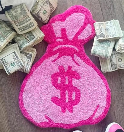 Cartoon Dollar Cute Shaped Carpet